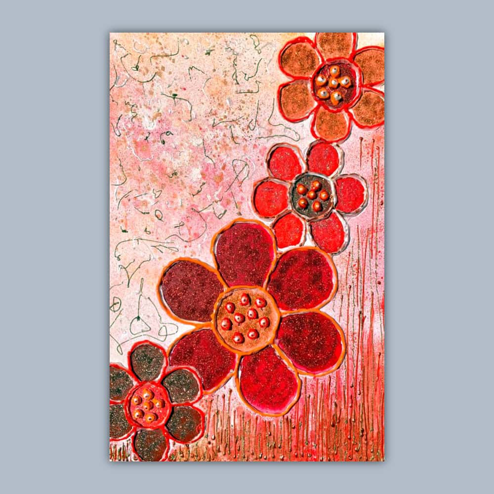 Happy Flowers-Red-Fullsize